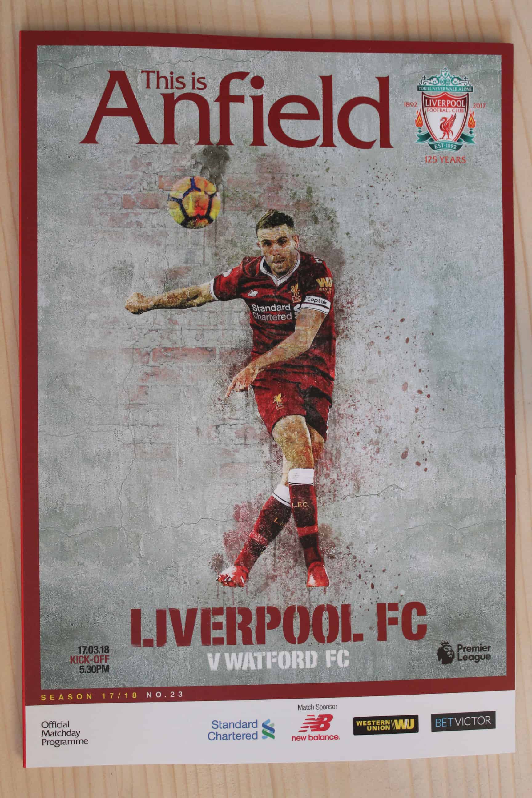 Liverpool FC v Watford FC